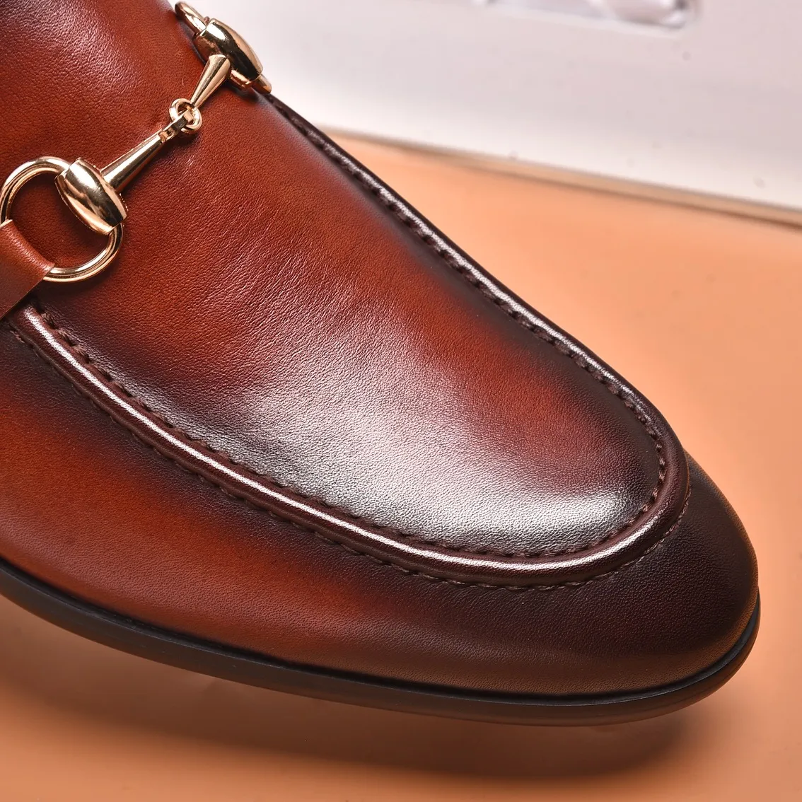 Men's shoes💰540📛📛Original (water-dyed cowhide) Gucci GUCCI official website formal shoes🌀 Italian🇮🇹imported cowhide➕top imported water-dyed cowhide lining💋Finely handmade original bottom, the real thing looks better when photographed in person Standard size 38-44